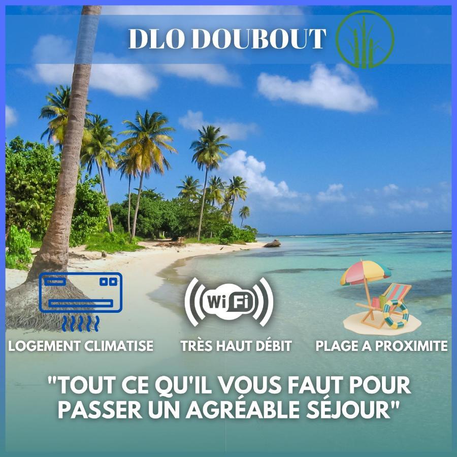 Dlo Doubout Les Pieds Dans L'Eau Apartment Sainte-Anne  Exterior foto